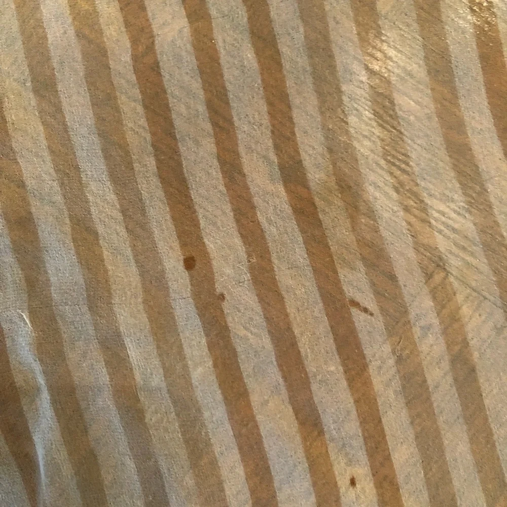 Vintage Vera Silk Skinny Striped Scarf